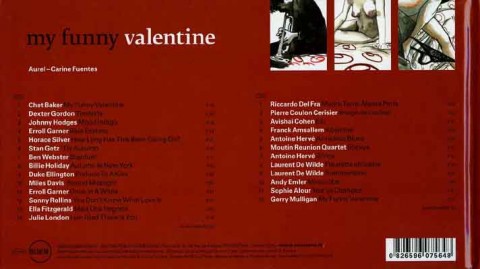 Verso de l'album BD Jazz My Funny Valentine