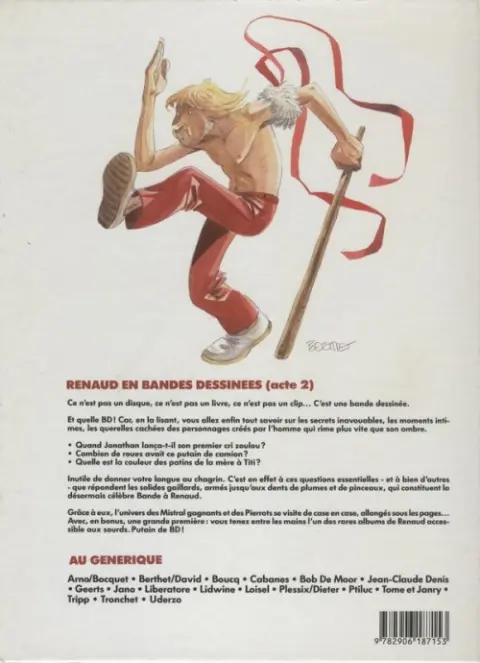 Verso de l'album Les Belles histoires d'Onc' Renaud Tome 2 Le retour de la bande à Renaud