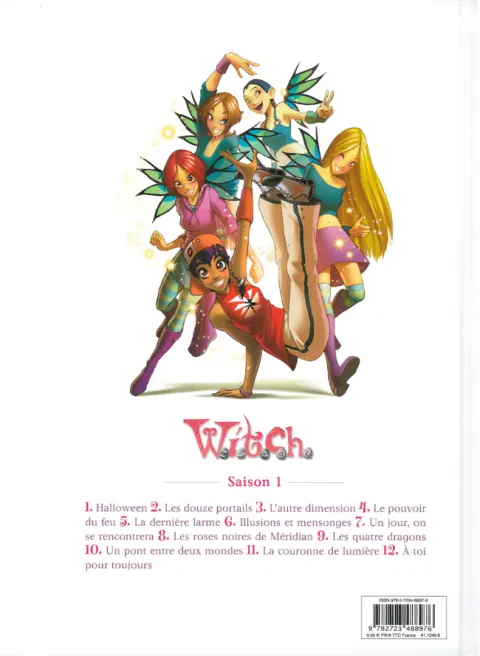 Verso de l'album W.I.T.C.H. Tome 12 À toi pour toujours