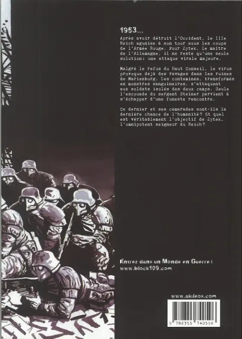 Verso de l'album Block 109 Tome 1