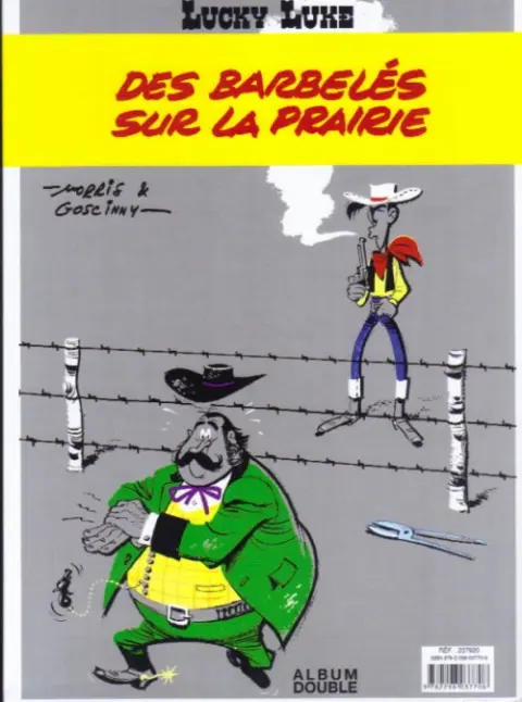 Verso de l'album Lucky Luke Tomes 28 et 29 L'escorte / Des barbelés sur la prairie