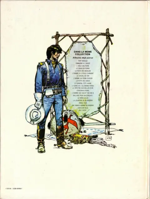 Verso de l'album Blueberry Tome 15 Ballade pour un cercueil