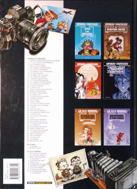 Verso de l'album Spirou et Fantasio Hors-Série 2 Radar le robot