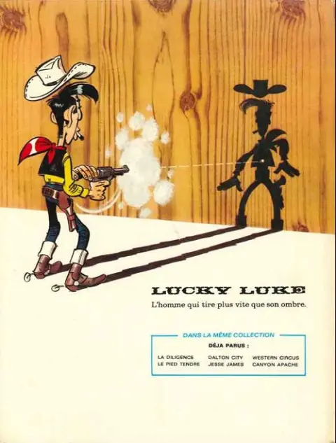 Verso de l'album Lucky Luke Tome 35 Jesse James