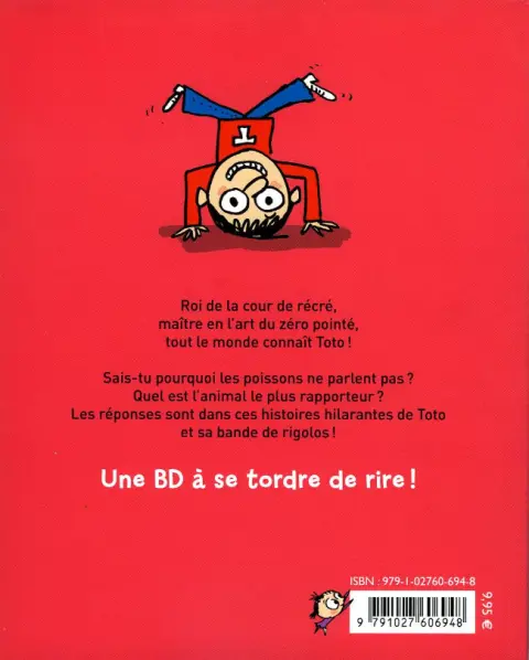 Verso de l'album Toto Tome 4 un sacré zigoto !