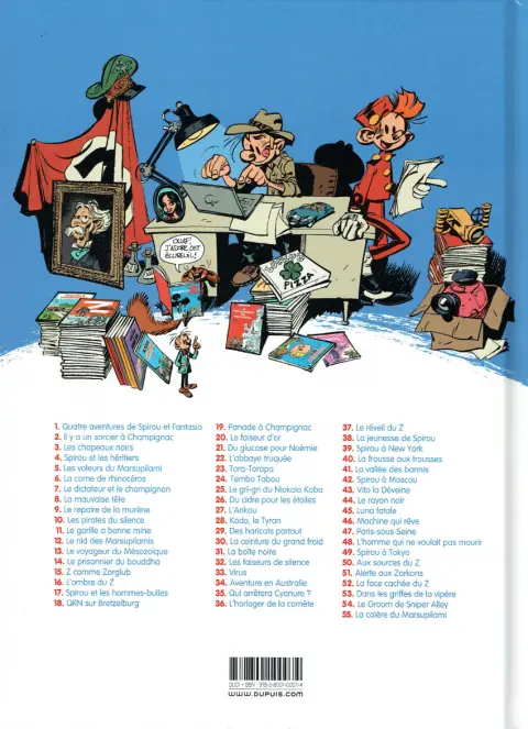 Verso de l'album Spirou et Fantasio Tome 5 Les voleurs du Marsupilami