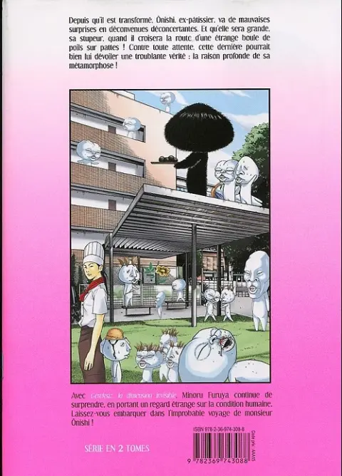 Verso de l'album Gereksiz, la dimension invisible 2