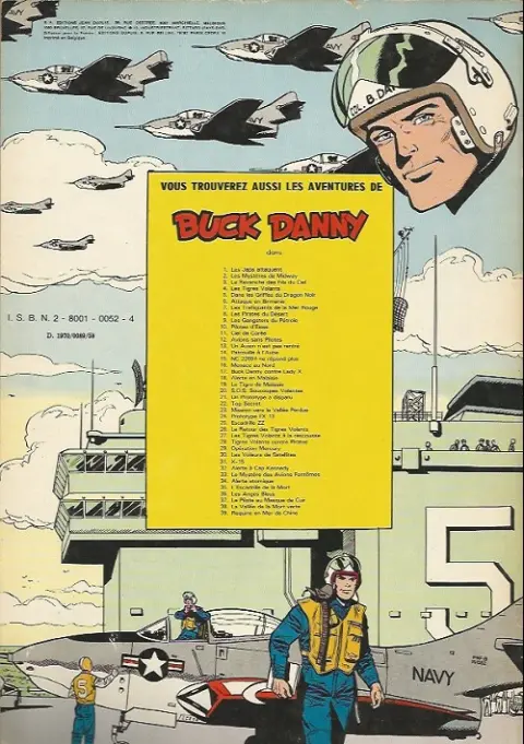 Verso de l'album Buck Danny Tome 15 NC-22654 ne répond plus
