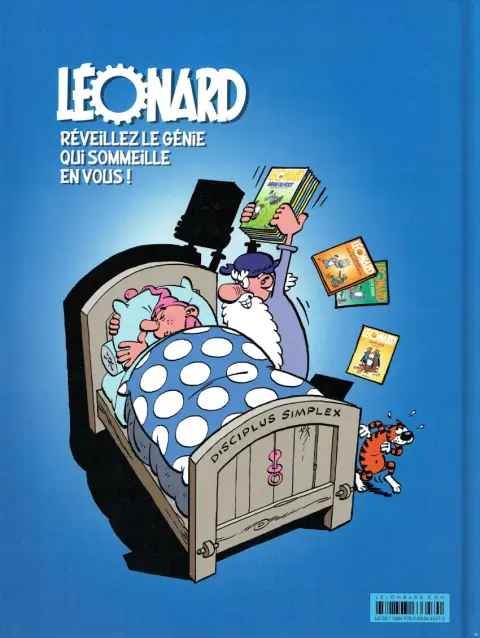 Verso de l'album Léonard Tome 44 Tour de génie