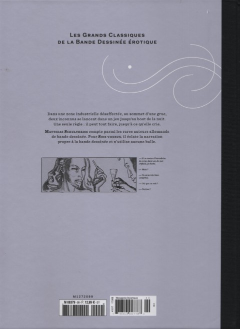 Verso de l'album Les Grands Classiques de la Bande Dessinée Érotique - La Collection Tome 99 Sois vicieux