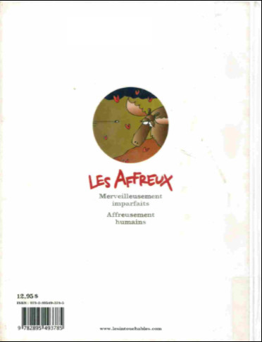 Verso de l'album Les affreux 3 Poléon et la chasse à l'orignal