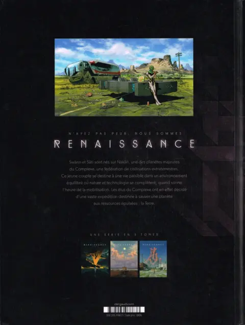 Verso de l'album Renaissance Tome 2 Interzone