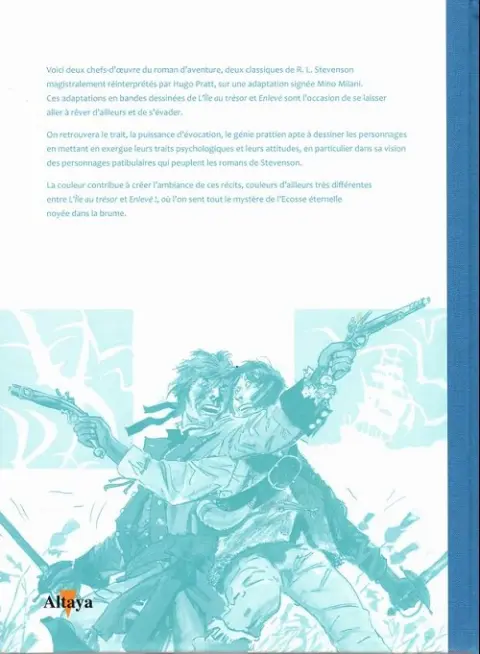 Verso de l'album Tout Pratt Tome 42 L'Île au trésor - Enlevé !