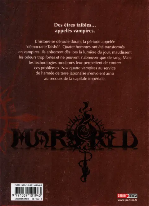 Verso de l'album Mars Red 1