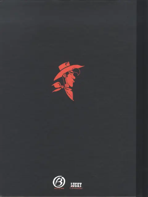 Verso de l'album Lucky Luke Wanted Lucky Luke