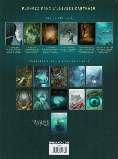 Verso de l'album Carthago Adventures Tome 6 La source