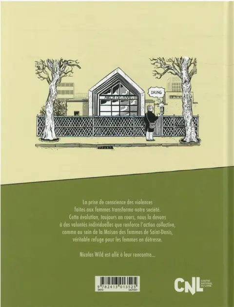 Verso de l'album À la maison des femmes