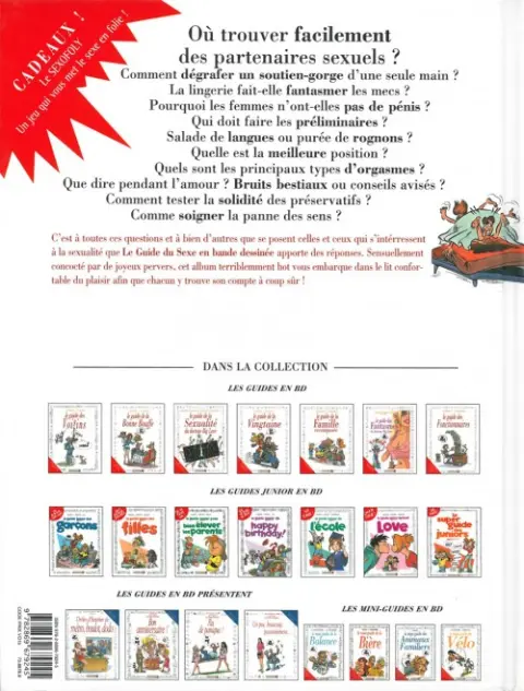 Verso de l'album Le Guide Tome 20 Le guide du Sexe