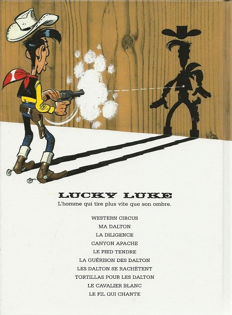 Verso de l'album Lucky Luke Tome 46 Le Fil qui chante