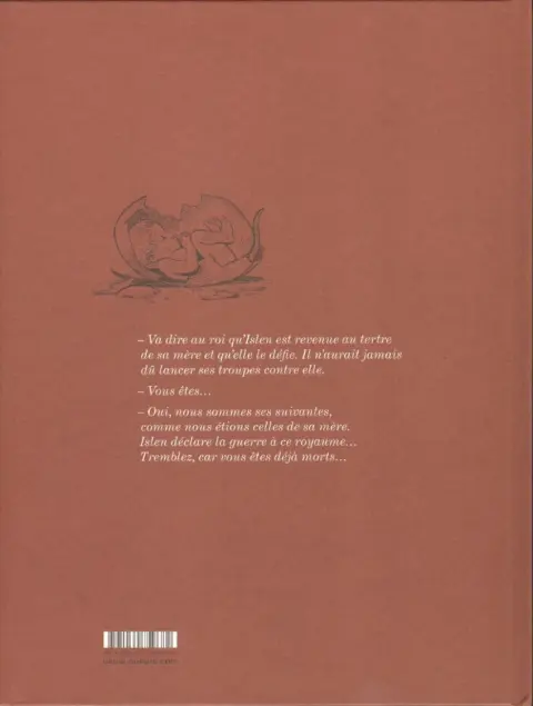 Verso de l'album Ténébreuse Livre 2 Livre second