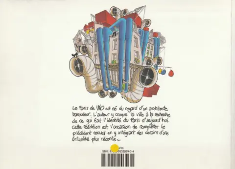 Verso de l'album Le Paris de Vito