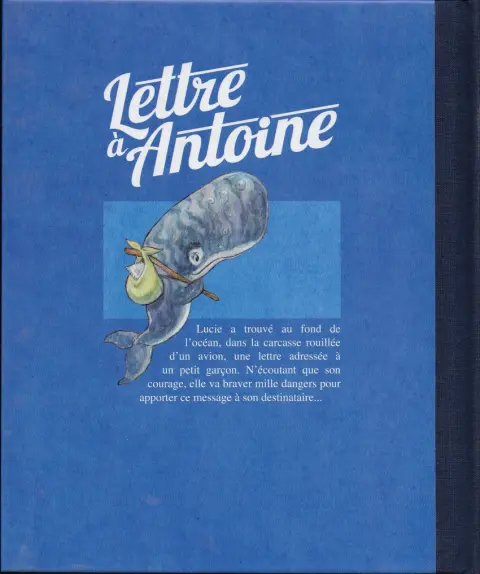 Verso de l'album Lettre à Antoine