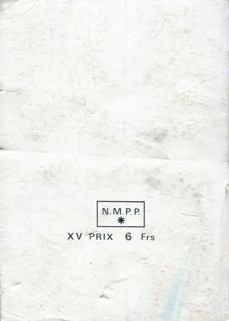 Verso de l'album Safari Album N° 35