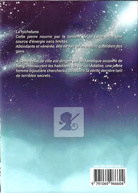 Verso de l'album Ada - Les Mystères de Cendréclat