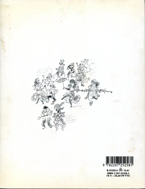 Verso de l'album Quelques... Quelques représentations