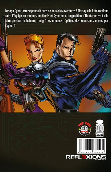 Verso de l'album Cyberforce 4