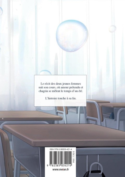Verso de l'album Notre été éphémère 6