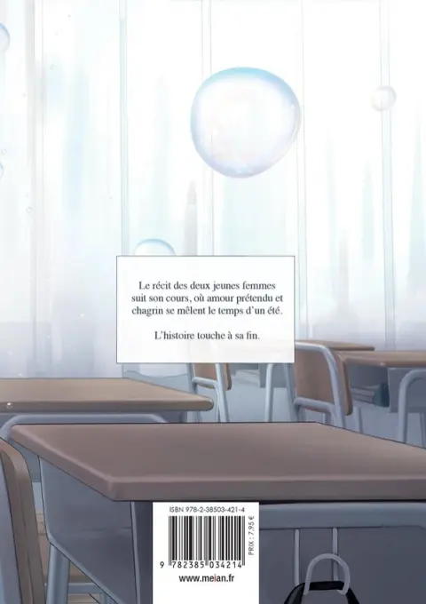 Verso de l'album Notre été éphémère 6