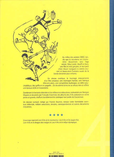 Verso de l'album Les 4 as Anthologie 2e volume
