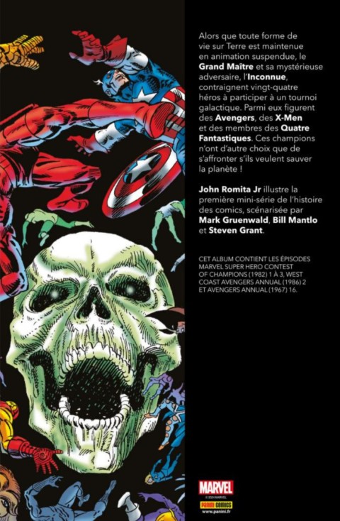 Verso de l'album Contest of champions - Le tournoi des champions