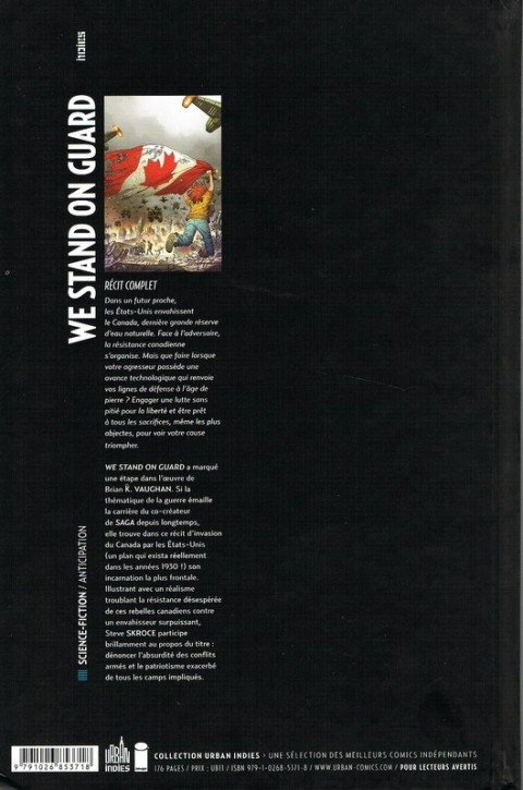 Verso de l'album We Stand On Guard De foi trempée