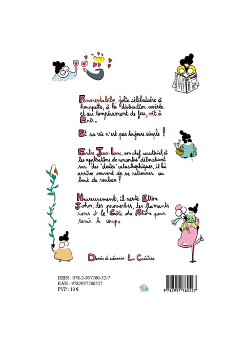 Verso de l'album En avant toute ! Les aventures de la femmestabilo
