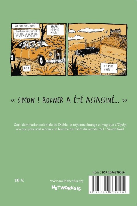Verso de l'album Simon Soul Comment je suis devenu Simon Soul