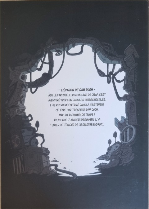 Verso de l'album Toxic Dump Planet 3 L'évasion de Dam Doom