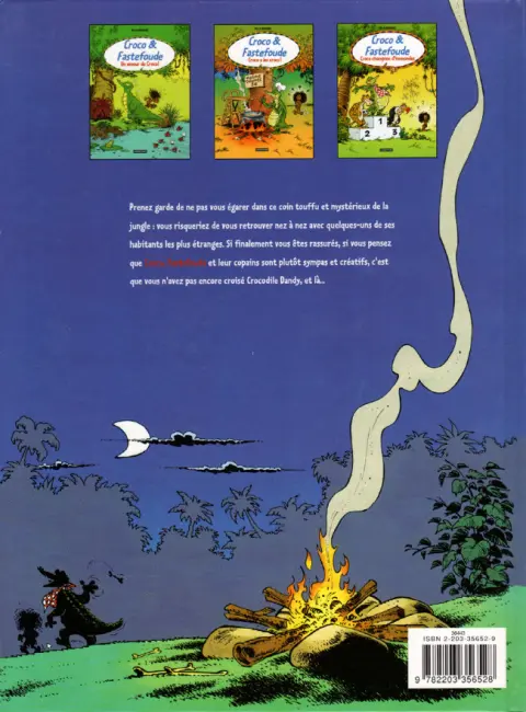 Verso de l'album Croco & Fastefoude Tome 3 Croco champion d'immondes