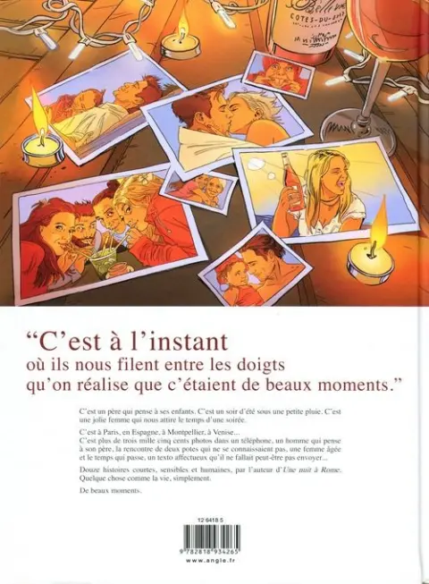 Verso de l'album De beaux moments