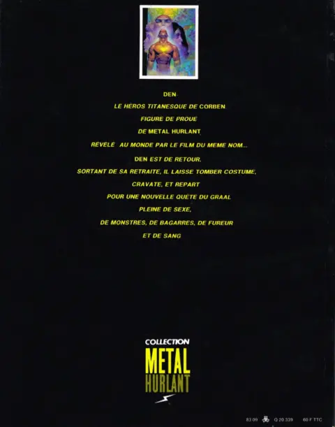 Verso de l'album Den Seconde époque