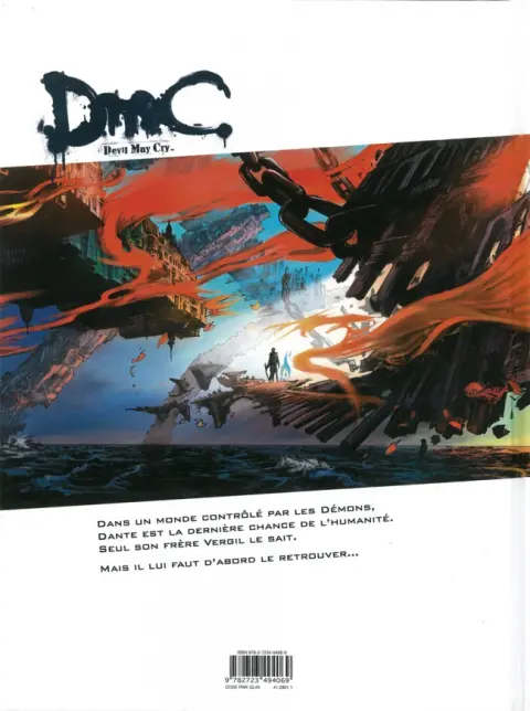 Verso de l'album Devil May Cry