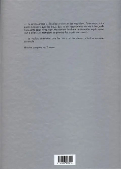 Verso de l'album Duam Tome 2 L'Hiver des Morts