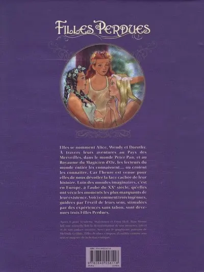 Verso de l'album Filles perdues
