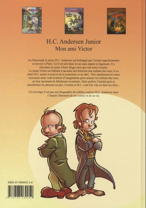 Verso de l'album H.C. Andersen Junior Tome 4 Mon ami Victor