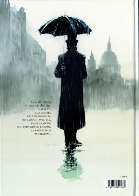 Verso de l'album Holmes Livre III L'ombre du doute