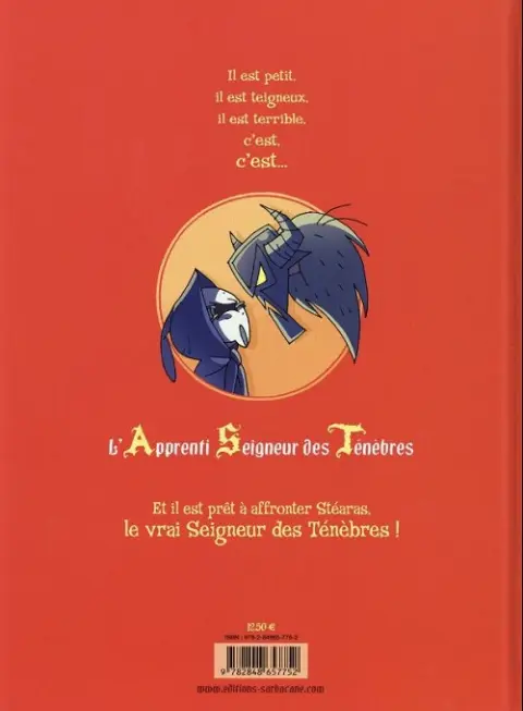 Verso de l'album A.S.T. - L'Apprenti Seigneur des Ténèbres Tome 2 Encore plus méchant !