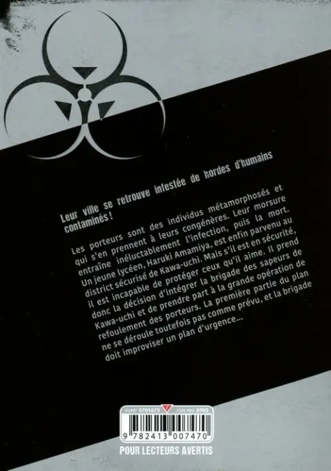 Verso de l'album Infection 3