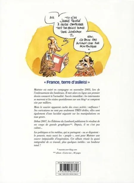 Verso de l'album L'actu tue Tome 2 France, terre d'asileS