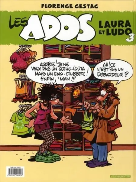 Verso de l'album Les Ados Tome 3 Laura et Ludo 3